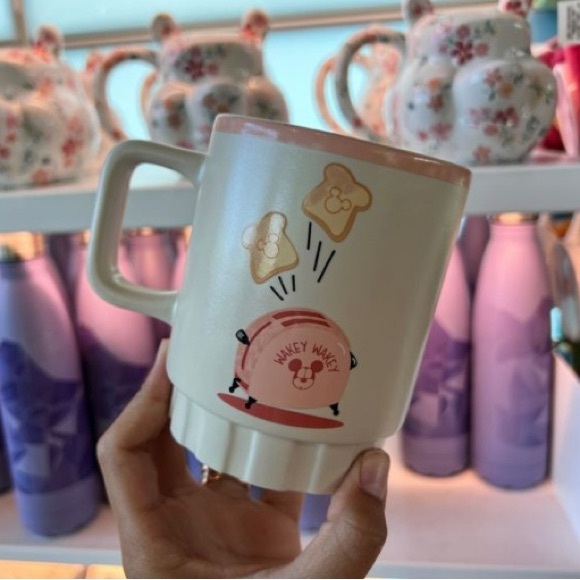 Disney Mickey Mouse Coffee Mug with Clock Design - Picture 4 of 7